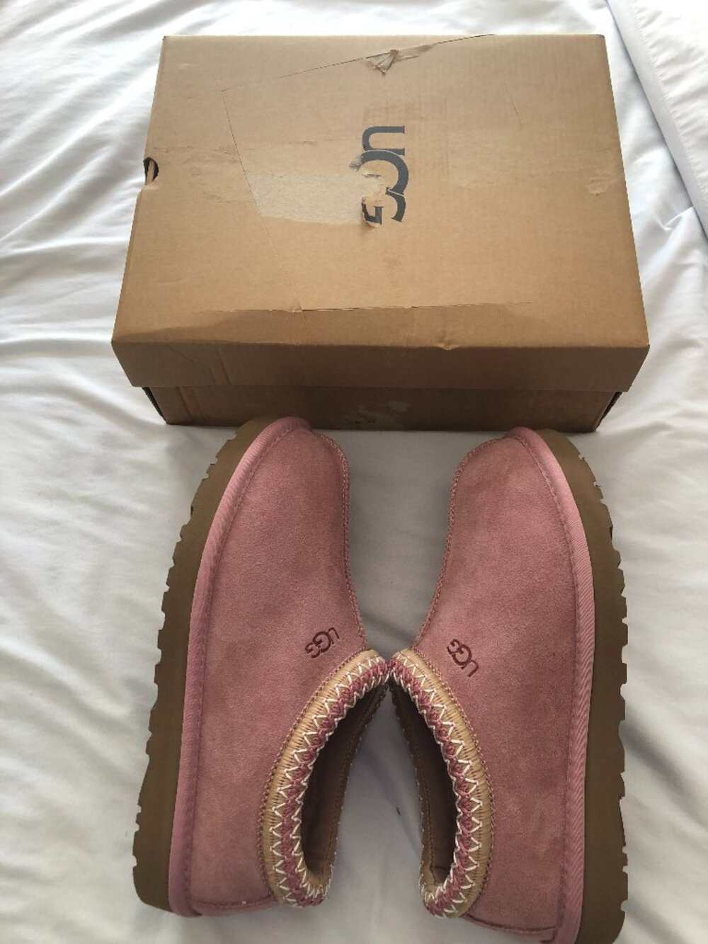 NWT UGG Tasman Slipper in Pink Dawn (1174470-PDW) Size 8